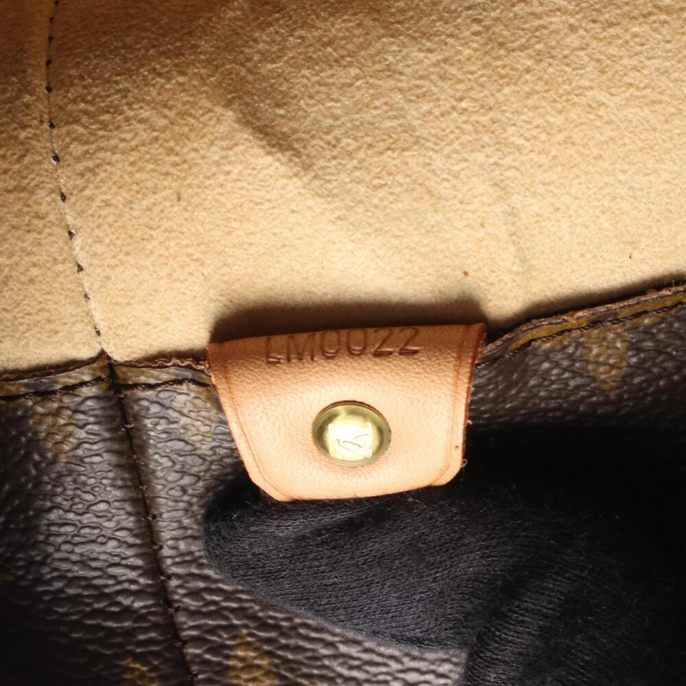 LOUIS VUITTON Authentic Brown Monogram Leather Tote Bag - Picture 5 of 8